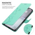 Miniatyrbilde 4 av 7: Deksel til iPhone 16 Lommebokdeksel i blomster design med magnetisk lukking, stativfunksjon og kortplasser