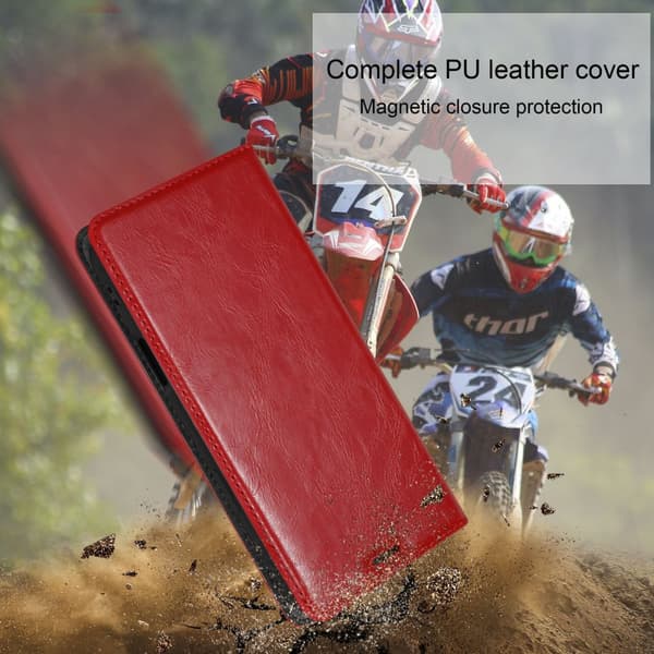 iPhone 16 PRO Fodral Skal Plånboksfodral Case med magnetisk stängning, ståfunktion och kortficka
