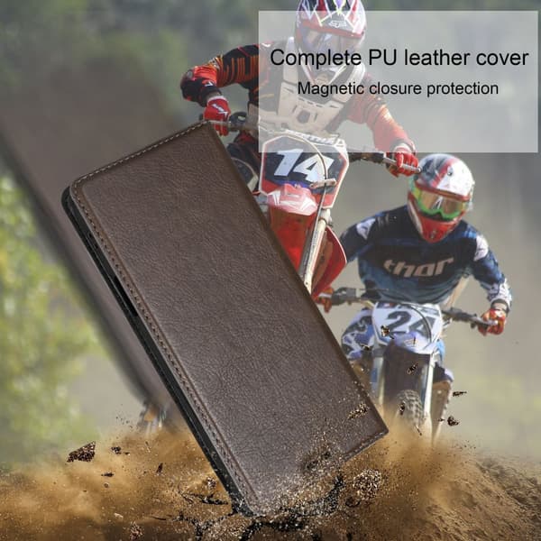 iPhone 16 PLUS Fodral Skal Plånboksfodral Case med magnetisk stängning, ståfunktion och kortficka