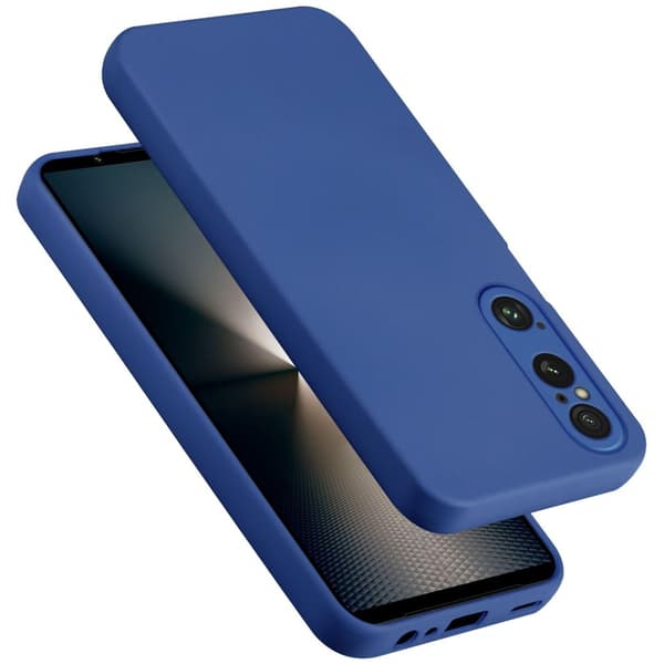 Samsung Galaxy S2 / S2 PLUS Skal Fodral av flexibelt TPU-silikon Case Cover LIQUID BLUE