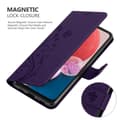Miniatyrbild 4 av 6: Samsung Galaxy A13 4G Skal Fodral i blomdesign Mobilskydd Case Cover med magnetisk stängning, ståfunktion och kortplatser