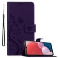 Miniatyrbild 1 av 6: Samsung Galaxy A13 4G Skal Fodral i blomdesign Mobilskydd Case Cover med magnetisk stängning, ståfunktion och kortplatser