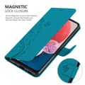 Miniatyrbild 4 av 6: Samsung Galaxy A13 4G Skal Fodral i blomdesign Mobilskydd Case Cover med magnetisk stängning, ståfunktion och kortplatser