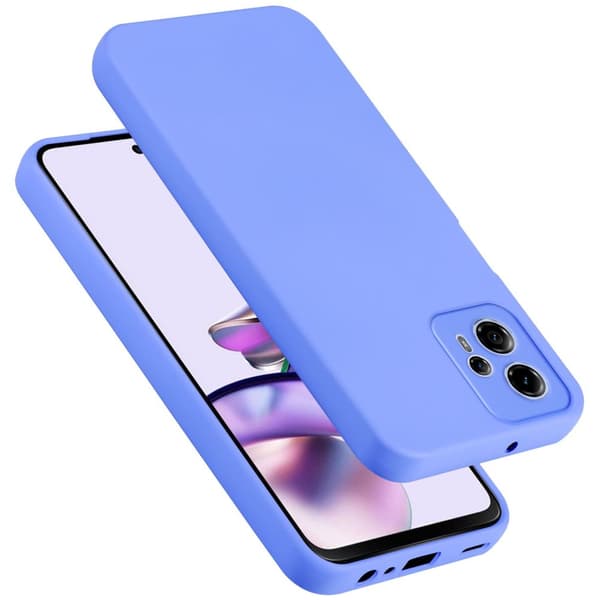 Motorola Moto G13 / G23 Skal Fodral av flexibelt TPU-silikon Case Cover LIQUID LYSANDE LILA