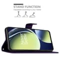 Miniatyrbild 3 av 6: OnePlus Nord CE 3 Lite 5G Skal Fodral i blomdesign Mobilskydd Case Cover med magnetisk stängning, ståfunktion och kortplatser