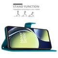 Miniatyrbild 3 av 6: OnePlus Nord CE 3 Lite 5G Skal Fodral i blomdesign Mobilskydd Case Cover med magnetisk stängning, ståfunktion och kortplatser