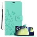 Miniatyrbild 1 av 6: OnePlus Nord CE 3 Lite 5G Skal Fodral i blomdesign Mobilskydd Case Cover med magnetisk stängning, ståfunktion och kortplatser