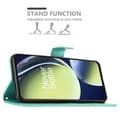 Miniatyrbild 3 av 6: OnePlus Nord CE 3 Lite 5G Skal Fodral i blomdesign Mobilskydd Case Cover med magnetisk stängning, ståfunktion och kortplatser