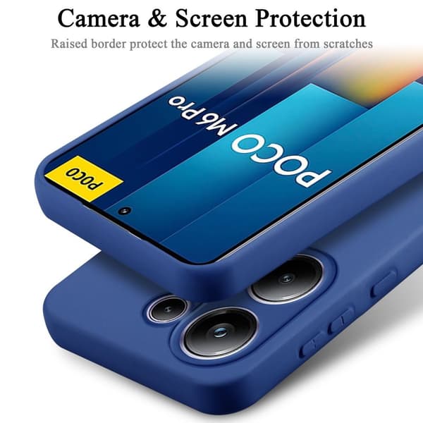 Xiaomi Poco M6 Pro Skal Fodral av flexibelt TPU-silikon Case Cover