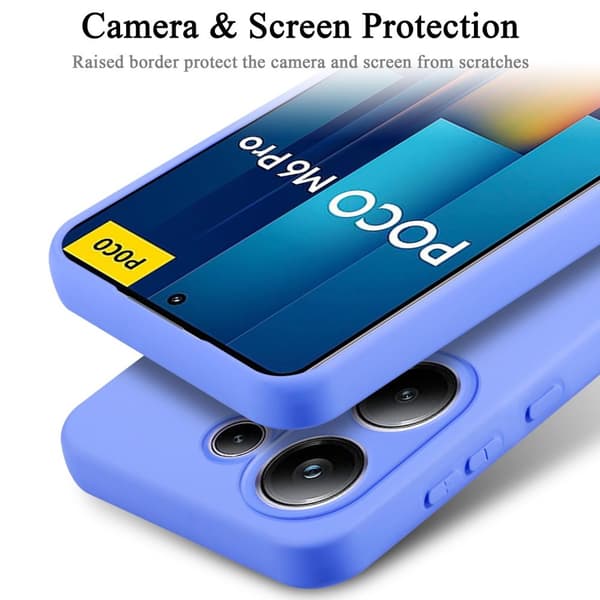 Xiaomi Poco M6 Pro Skal Fodral av flexibelt TPU-silikon Case Cover