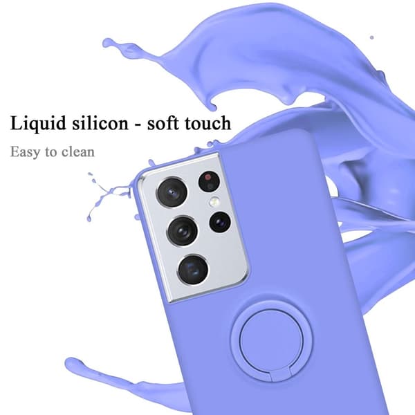 Silikondeksel til Samsung Galaxy S24 ULTRA Deksel av fleksibelt TPU-silikon