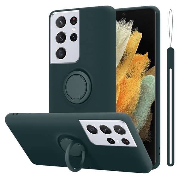 Silikondeksel til Samsung Galaxy S24 ULTRA Deksel av fleksibelt TPU-silikon