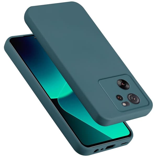 Xiaomi 13T / 13T Pro Skal Fodral av flexibelt TPU-silikon Case Cover LIQUID GRÖN