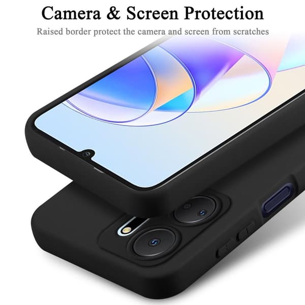 Honor x7a Skal Fodral av flexibelt TPU-silikon Case Cover