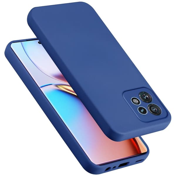 Deksel til Motorola Edge 40 Pro Silikondeksel TPU Case Cover Liquid Bla