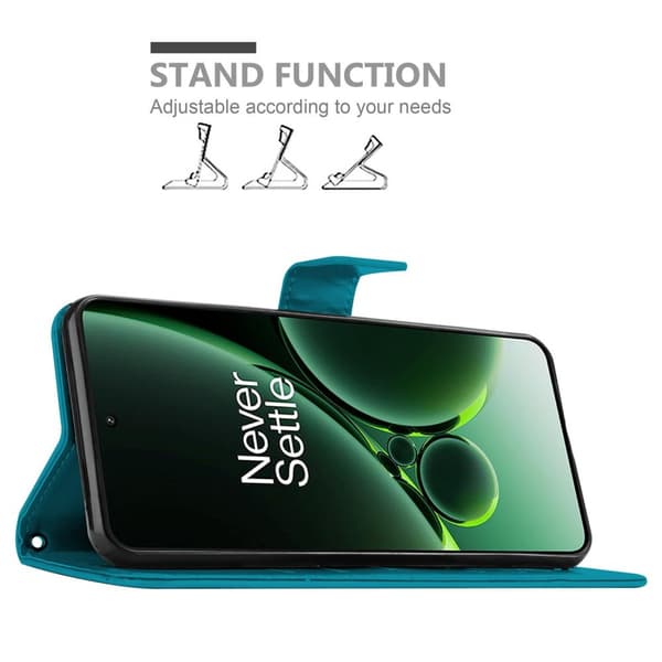 OnePlus Nord 3 5G Skal Fodral i blomdesign Mobilskydd Case Cover med magnetisk stängning, ståfunktion och kortplatser
