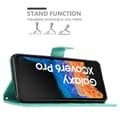 Miniatyrbild 3 av 7: Samsung Xcover 6 Pro Skal Fodral i blomdesign Mobilskydd Case Cover med magnetisk stängning, ståfunktion och kortplatser