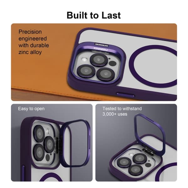 iPhone 14 PRO MAX Skal Fodral kompatibelt med MagSafe stativfunktion inklusive kameralinsskydd