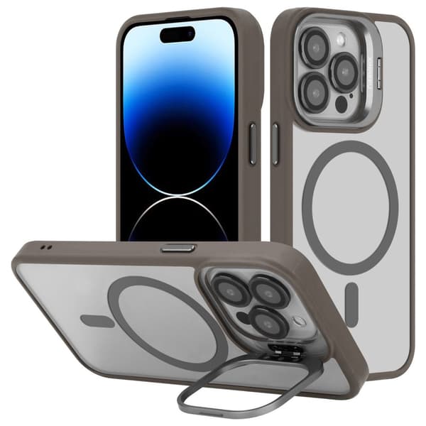 iPhone 14 PRO MAX Skal Fodral kompatibelt med MagSafe stativfunktion inklusive kameralinsskydd