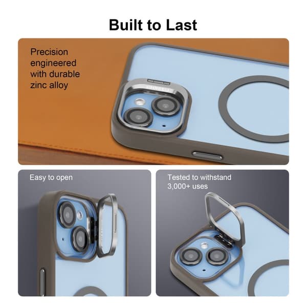 iPhone 14 PLUS Skal Fodral kompatibelt med MagSafe stativfunktion inklusive kameralinsskydd