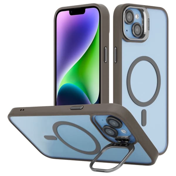iPhone 14 PLUS Skal Fodral kompatibelt med MagSafe stativfunktion inklusive kameralinsskydd