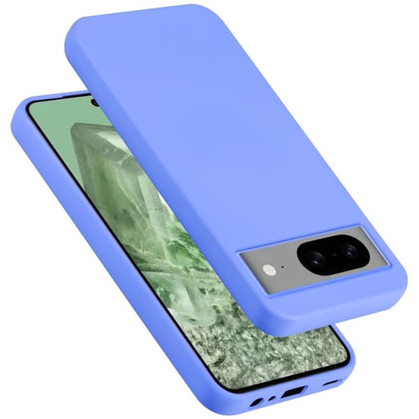 Deksel til Google PIXEL 8 Silikondeksel TPU Case Cover Liquid Lys Lilla