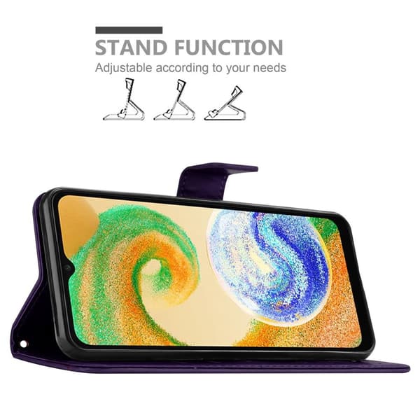 Deksel til Samsung Galaxy A04s / A13 5G / M13 5G Lommebokdeksel i blomster design med magnetisk lukking, stativfunksjon og kortplasser