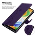 Miniatyrbilde 4 av 6: Deksel til Samsung Galaxy A04s / A13 5G / M13 5G Lommebokdeksel i blomster design med magnetisk lukking, stativfunksjon og kortplasser