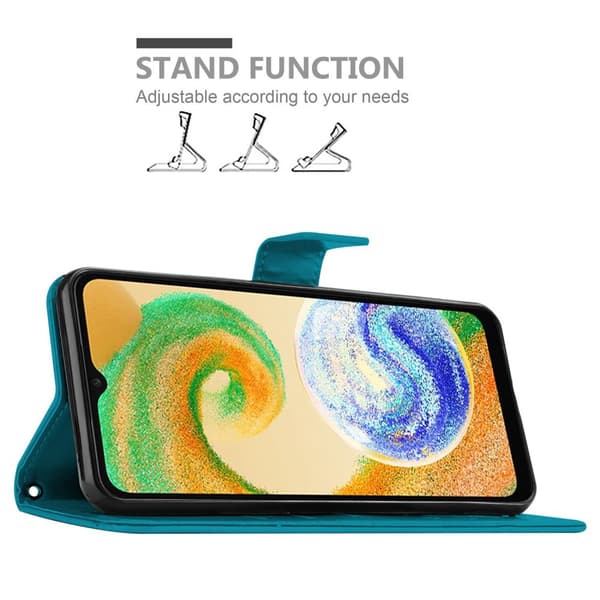 Deksel til Samsung Galaxy A04s / A13 5G / M13 5G Lommebokdeksel i blomster design med magnetisk lukking, stativfunksjon og kortplasser