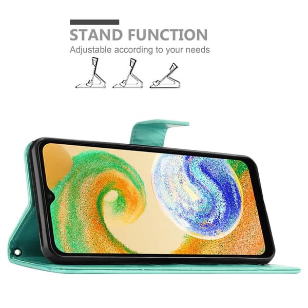 Deksel til Samsung Galaxy A04s / A13 5G / M13 5G Lommebokdeksel i blomster design med magnetisk lukking, stativfunksjon og kortplasser