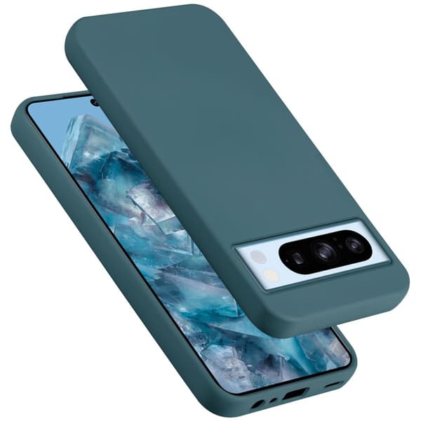 Deksel til Google PIXEL 8 Pro Silikondeksel TPU Case Cover Liquid Grønn