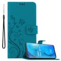Miniatyrbillede 1 af 7: Oppo FIND X2 NEO Pungetui Cover Blomster ()