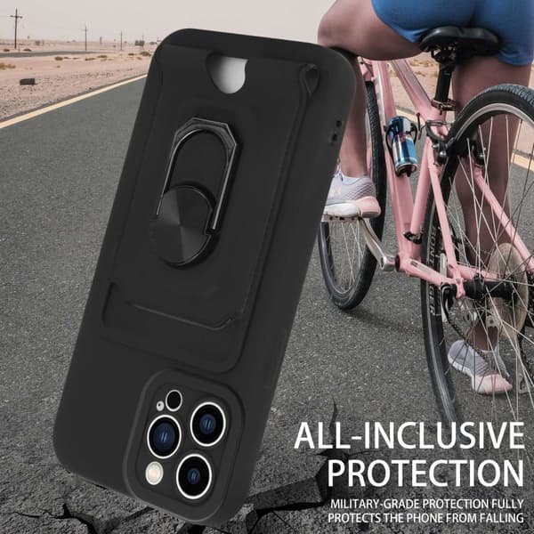 iPhone 14 PRO MAX Deksel Kjede for mobiltelefoner med stativfunksjon
