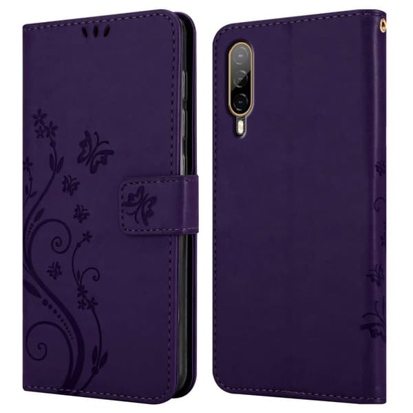 HTC Desire 22 PRO Pungetui Cover Blomster ()
