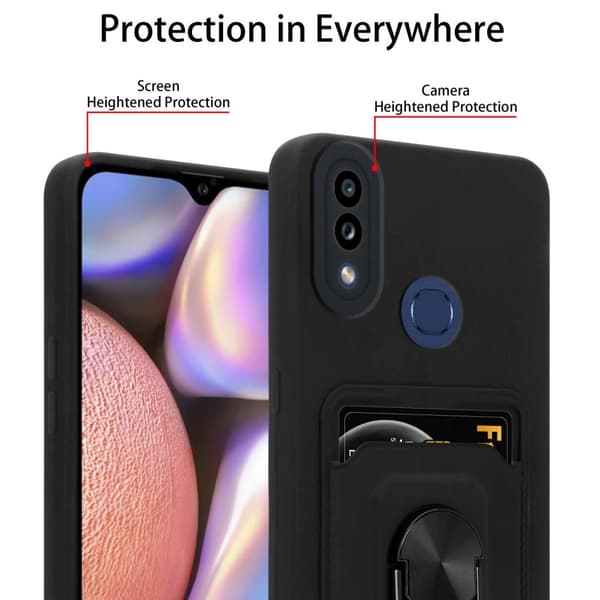 Samsung Galaxy A10s / M01s Etui Kæde Cover(Sort)