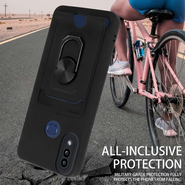 Samsung Galaxy A10s / M01s Etui Kæde Cover(Sort)