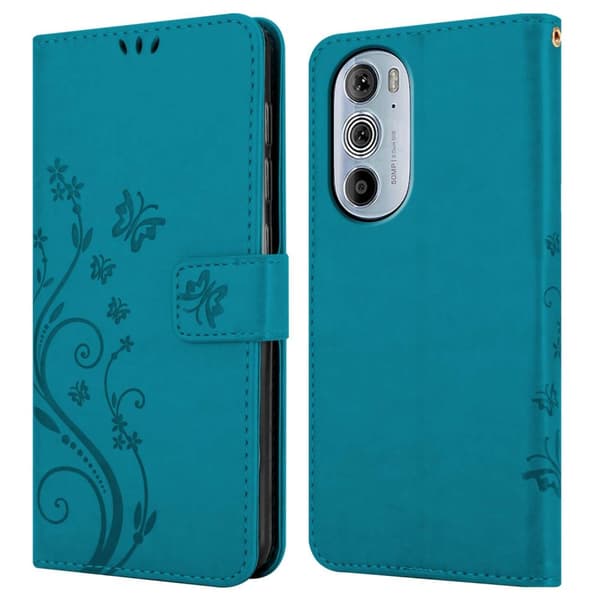 Motorola EDGE+ Pungetui Cover Blomster ()