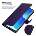 Miniatyrbild 4 av 7: Oppo Reno6 PRO 5G Skal Fodral i blomdesign Mobilskydd Case Cover med magnetisk stängning, ståfunktion och kortplatser