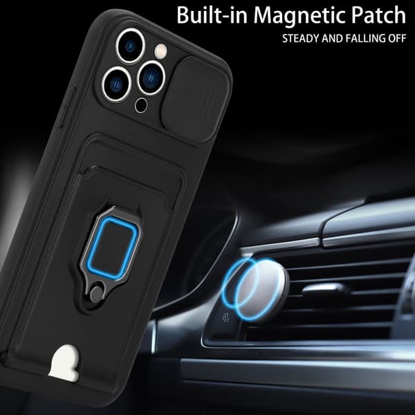 iPhone 13 PRO Etui Kæde Cover(Sort)