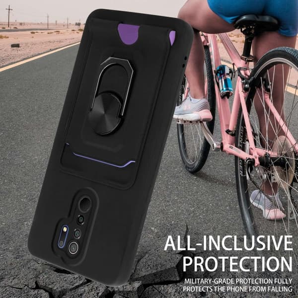 Xiaomi RedMi 9 Etui Kæde Cover(Sort)