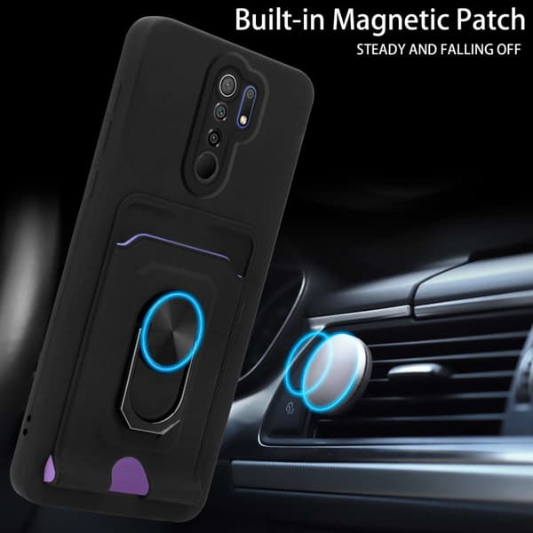 Xiaomi RedMi 9 Etui Kæde Cover(Sort)