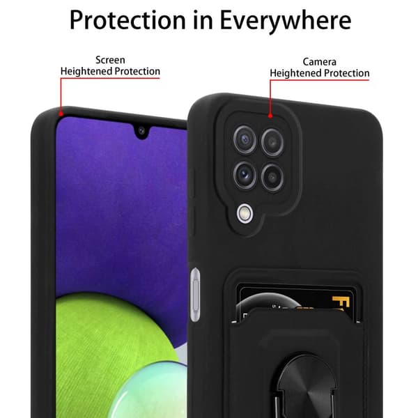 Samsung Galaxy A22 4G / M22 / M32 4G Deksel Kjede for mobiltelefoner med stativfunksjon