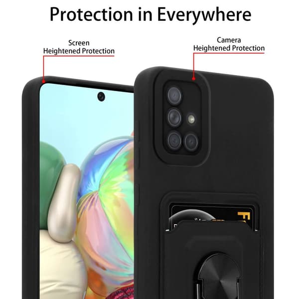 Samsung Galaxy A51 4G / M40s Deksel Kjede for mobiltelefoner med stativfunksjon
