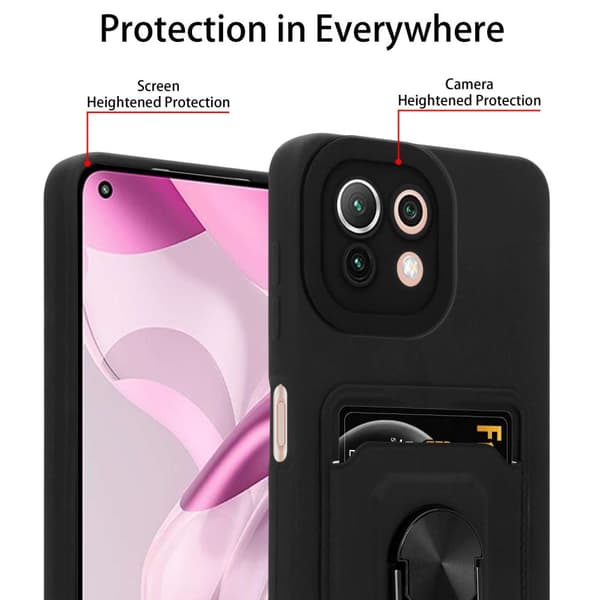Xiaomi Mi 11 LITE (4G / 5G) / 11 LITE NE Deksel Kjede for mobiltelefoner med stativfunksjon
