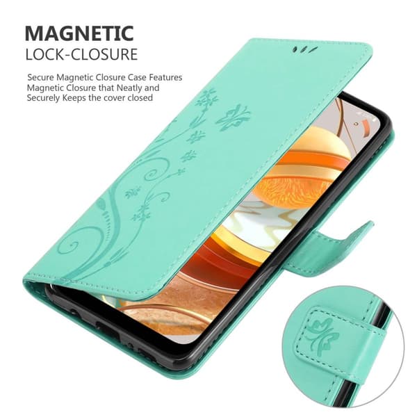 LG K61 Pungetui Cover Blomster ()