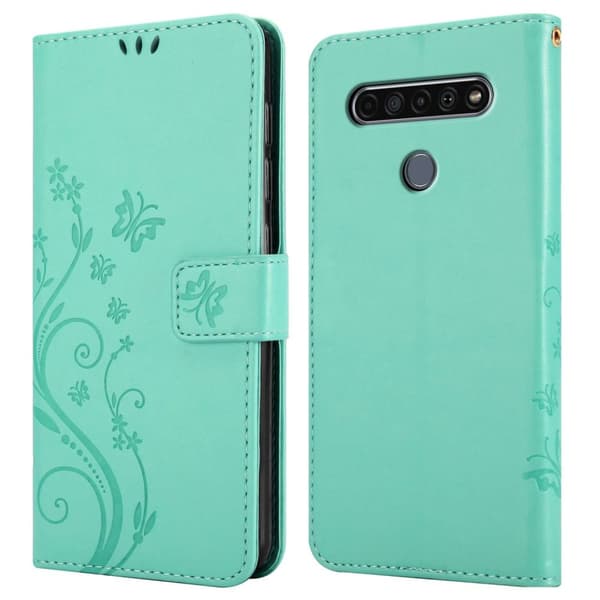 LG K61 Pungetui Cover Blomster ()