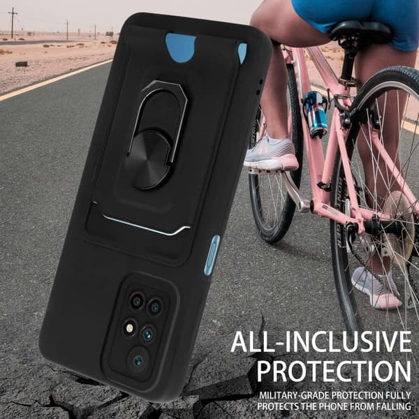 Xiaomi RedMi 10 4G Etui Kæde Cover(Sort)