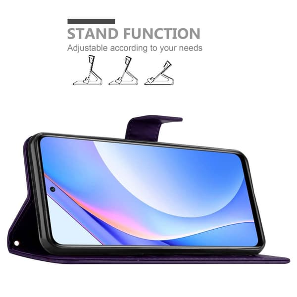 Xiaomi Mi 10T LITE Skal Fodral i blomdesign Mobilskydd Case Cover med magnetisk stängning, ståfunktion och kortplatser