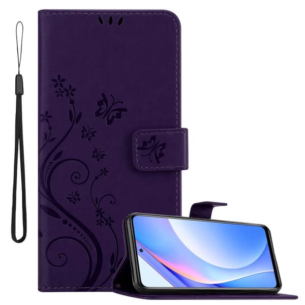 Xiaomi Mi 10T LITE Skal Fodral i blomdesign Mobilskydd Case Cover med magnetisk stängning, ståfunktion och kortplatser