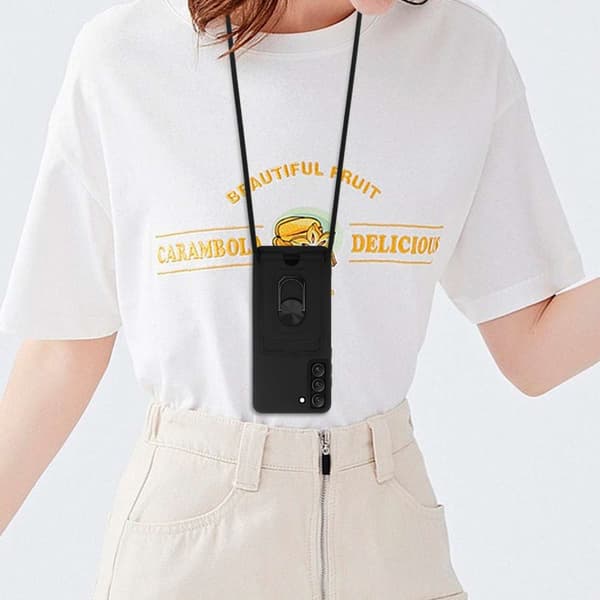 Samsung Galaxy S22 Deksel Kjede for mobiltelefoner med stativfunksjon